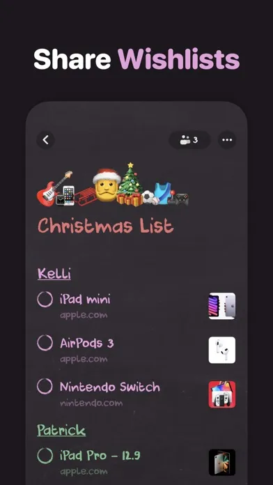 Tangkapan layar List Maker ◎