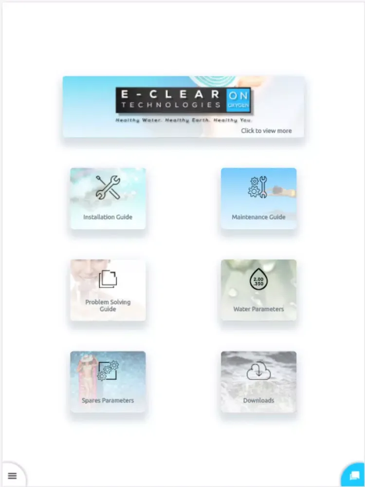 ภาพหน้าจอของ eClear iPad 