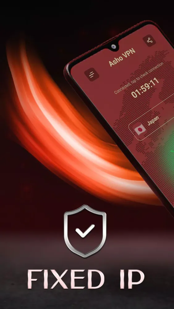 Captures d'écran de Asho VPN