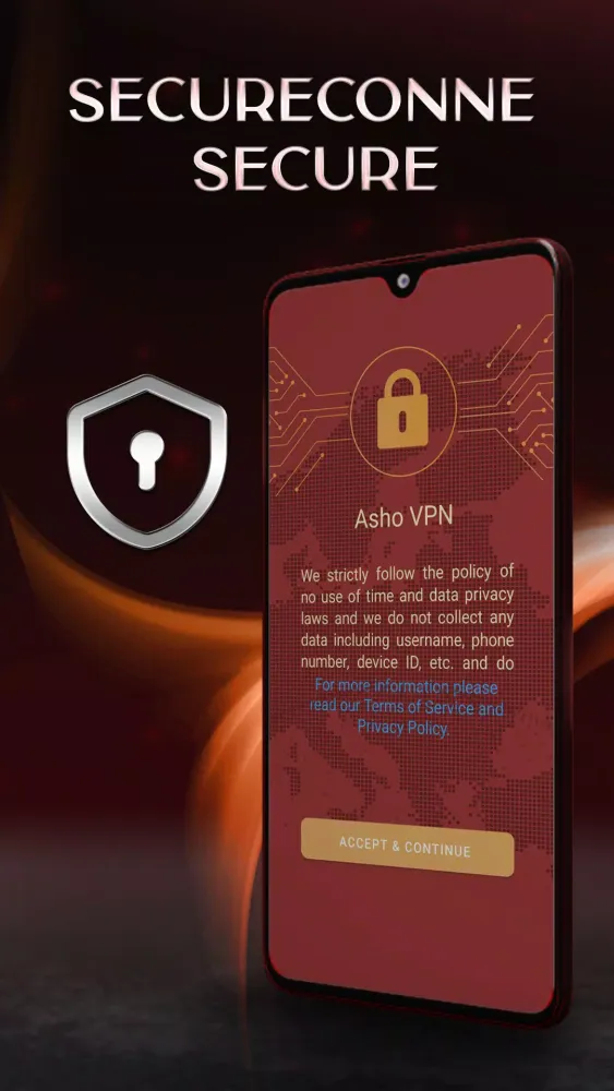 Captures d'écran de Asho VPN