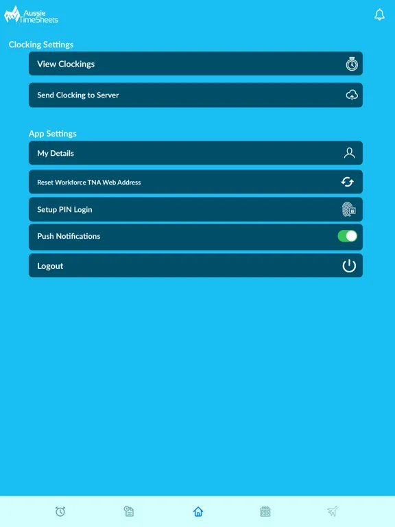 Capturas de tela do My Workforce TNA iPad 