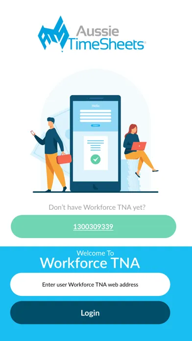 Capturas de tela do My Workforce TNA