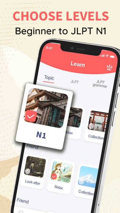 Screenshot di LangWid: Learn Japanese Easily