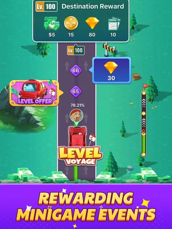 Capturas de tela do Solitaire Slam: Win Real Cash iPad 