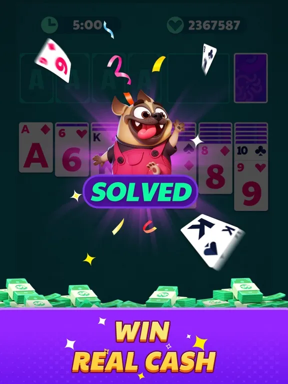 Capturas de tela do Solitaire Slam: Win Real Cash iPad 