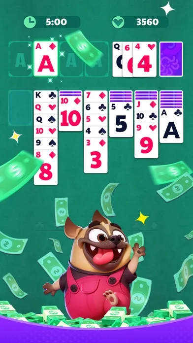 Capturas de tela do Solitaire Slam: Win Real Cash