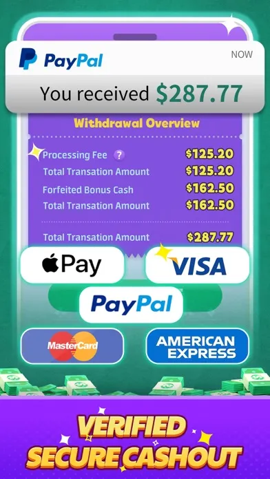 Capturas de tela do Solitaire Slam: Win Real Cash