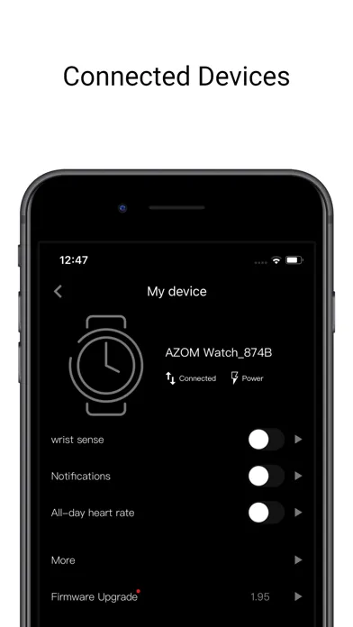 Capturas de pantalla de AZOM Watch