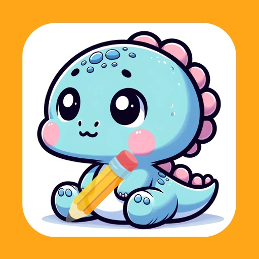 Baba Scribbles - stencil paint