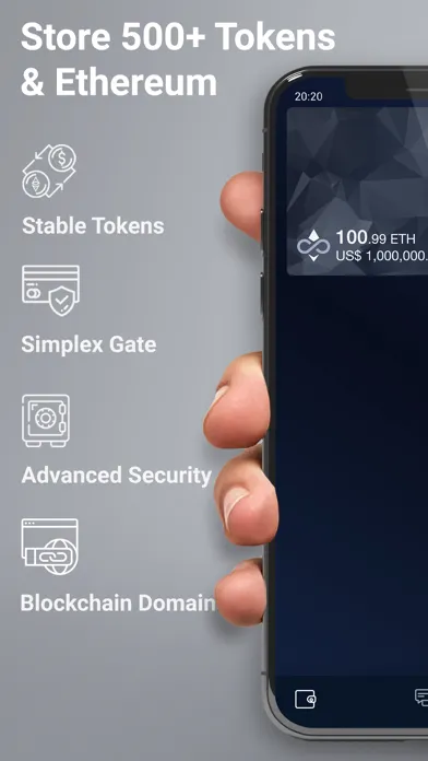 Скриншоты Ethereum Wallet - HB Wallet