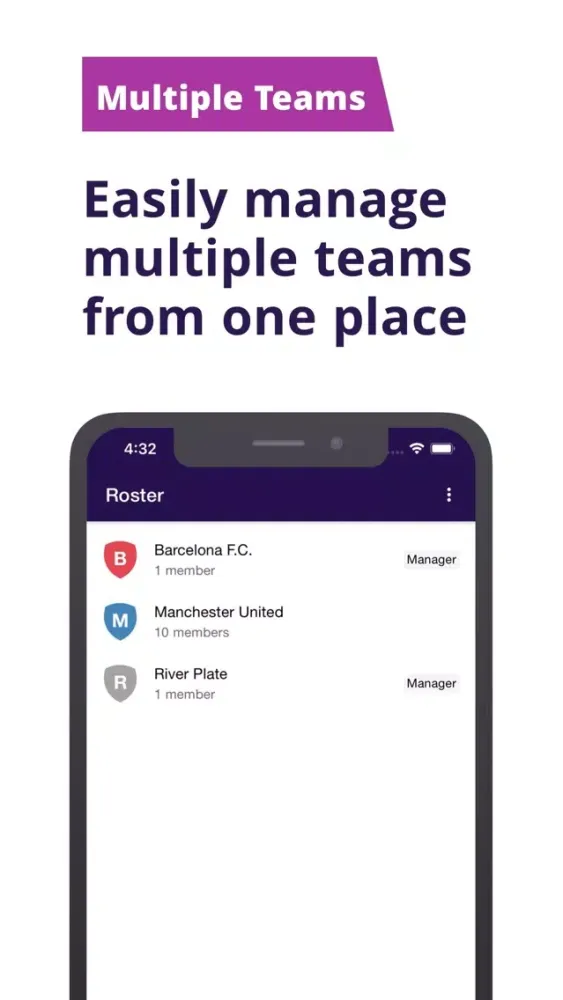 Captures d'écran de Ballhop - Soccer Team App