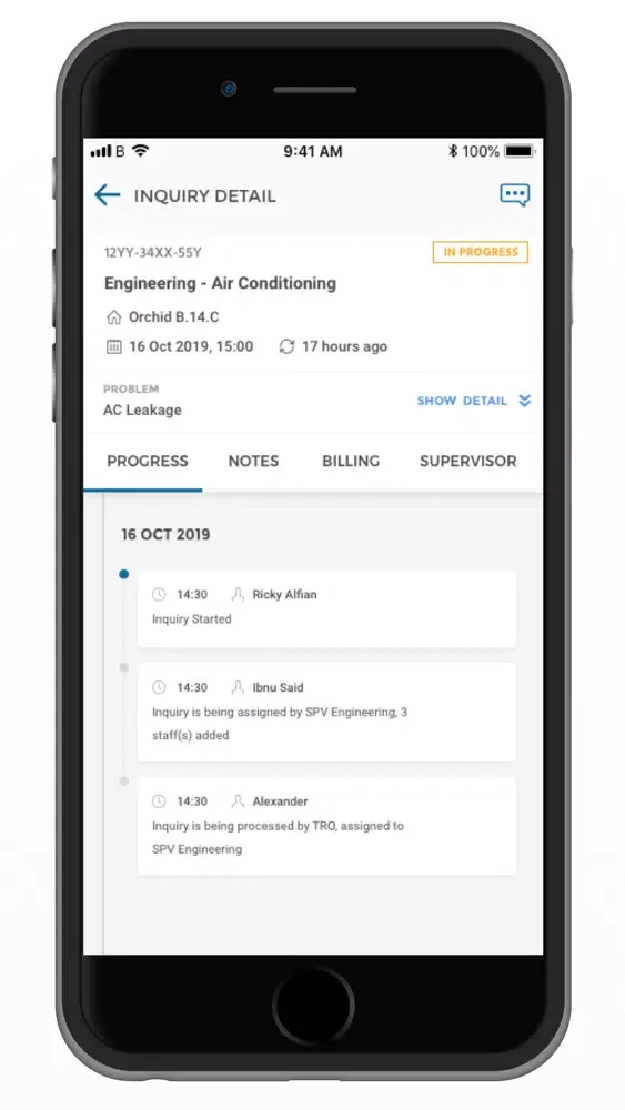 Building Management MA Screenshots