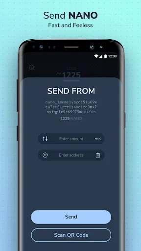 Capturas de pantalla de Natrium - NANO Wallet