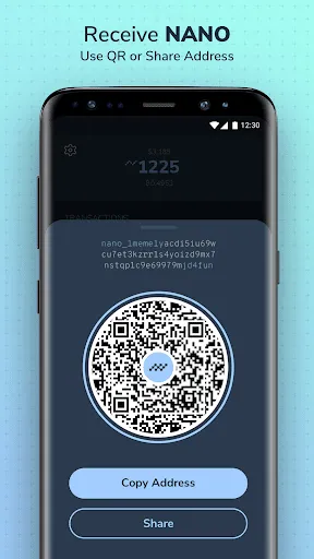 Capturas de pantalla de Natrium - NANO Wallet