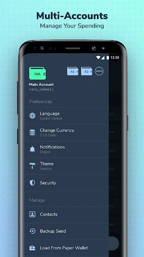 Capturas de pantalla de Natrium - NANO Wallet