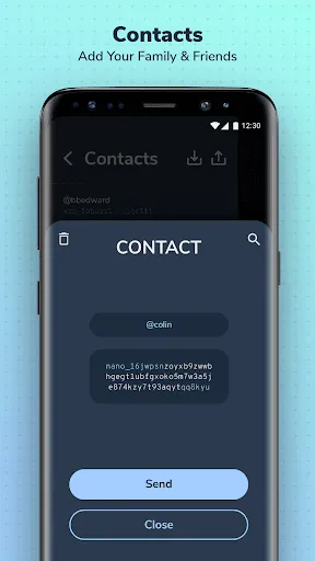 Capturas de pantalla de Natrium - NANO Wallet