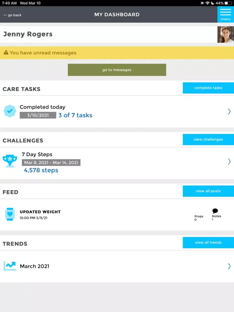 AmnioFit Go iPad  Screenshots