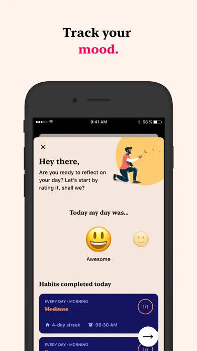 Tangerine: Self-care & Goals স্ক্রিনশট