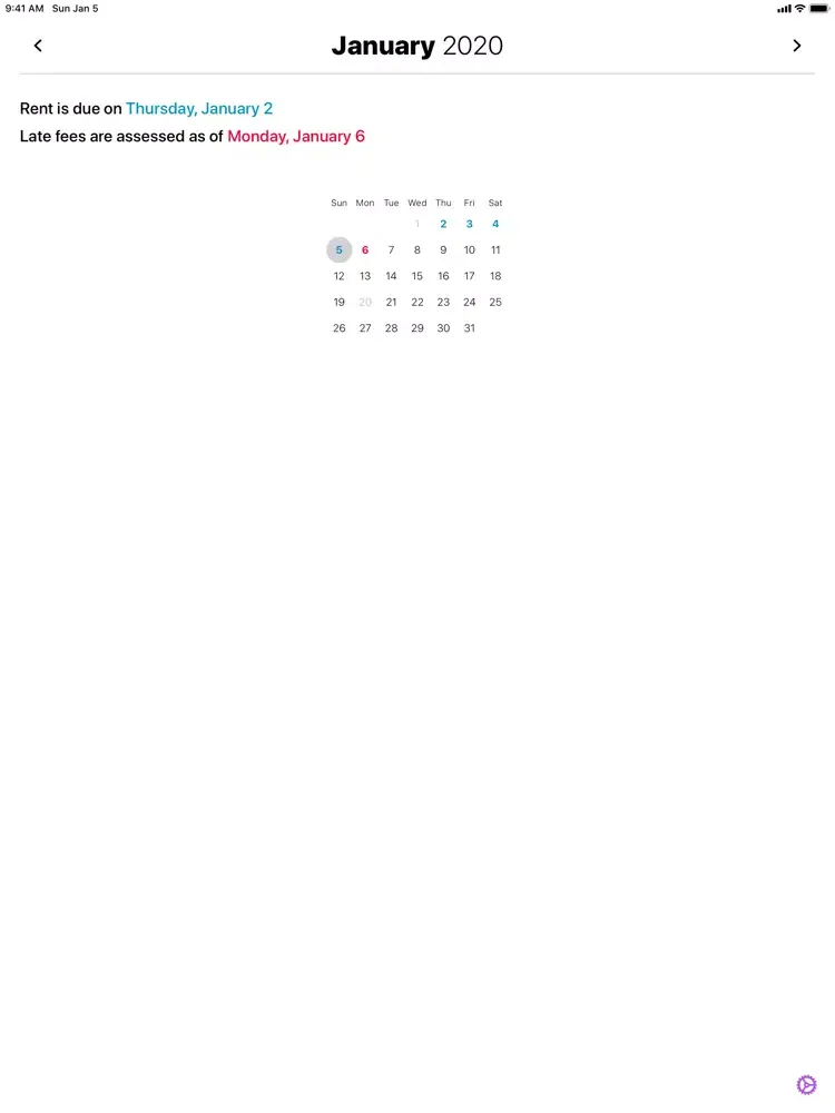 Capturas de pantalla de Grace: Rent Reminders iPad 