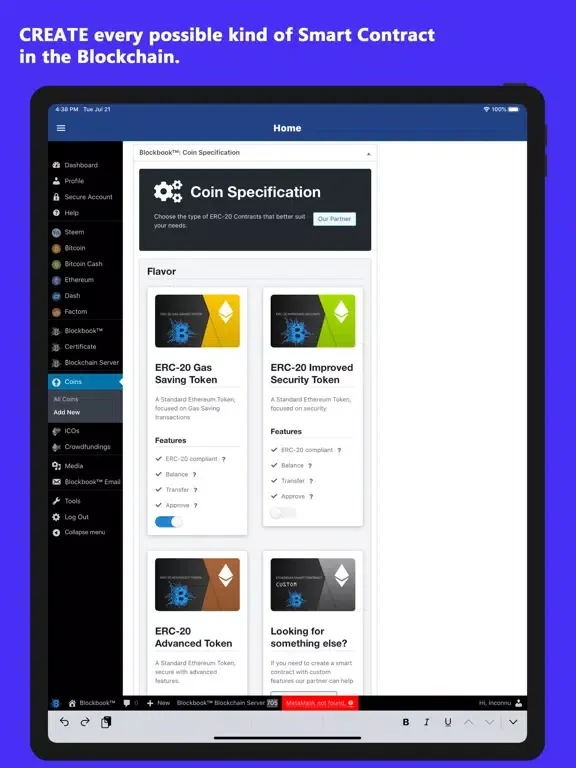 Blockbook™ iPad  スクリーンショット