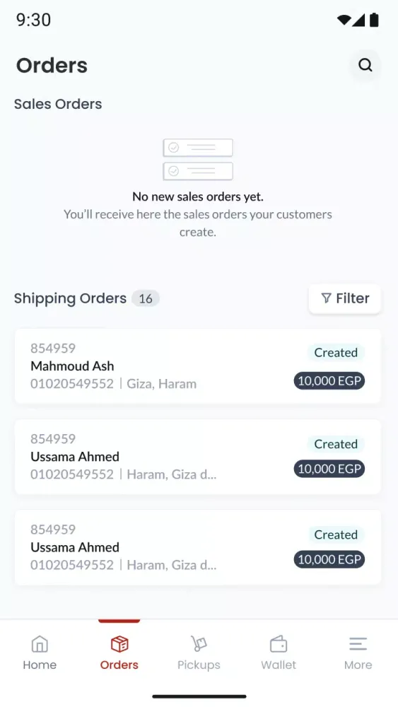 Bosta: Redefining Logistics. Screenshots