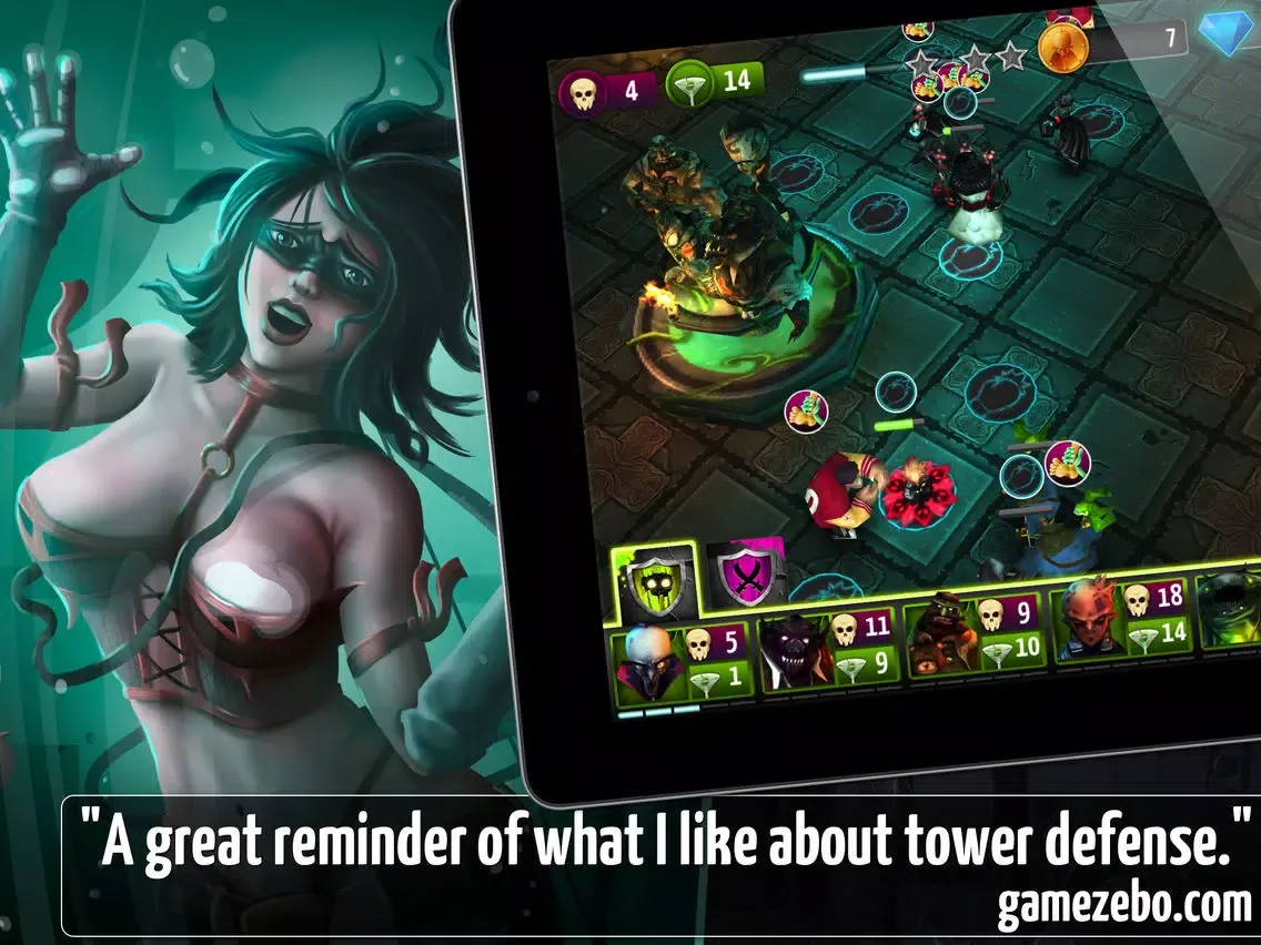 Tangkapan skrin Vampire Season - Monster Defense iPad 