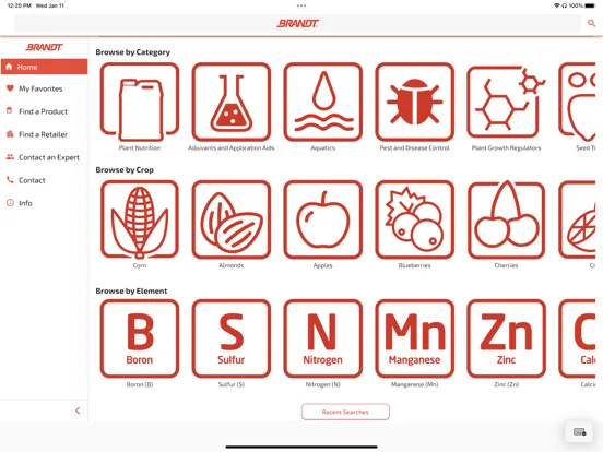 BRANDT Ag Product Finder iPad  스크린샷