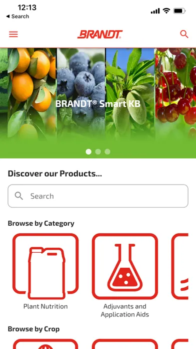 BRANDT Ag Product Finder 스크린샷