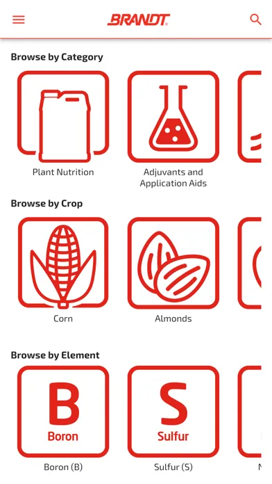 BRANDT Ag Product Finder 스크린샷
