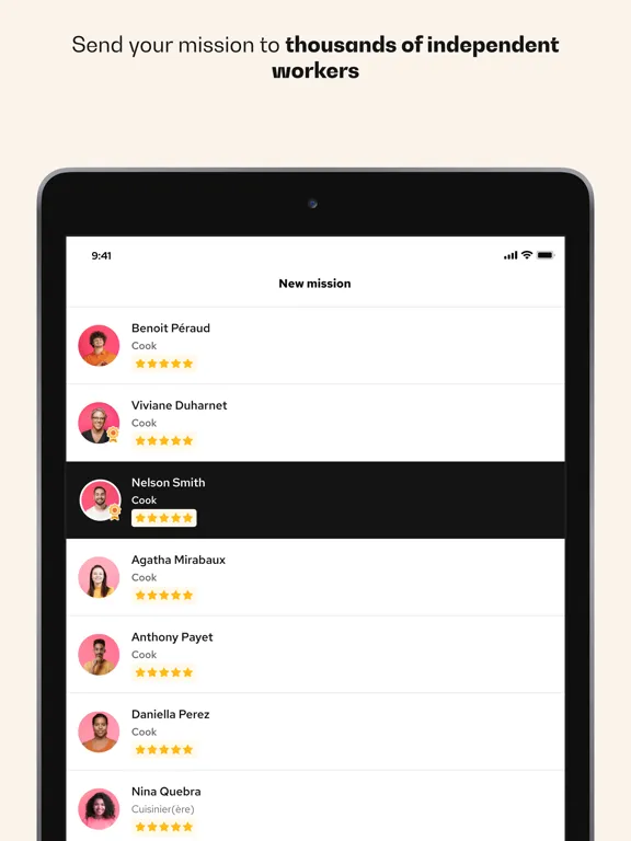 Brigad - Businesses iPad  スクリーンショット