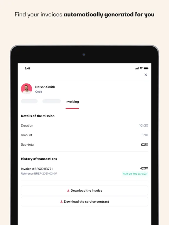 Brigad - Businesses iPad  スクリーンショット