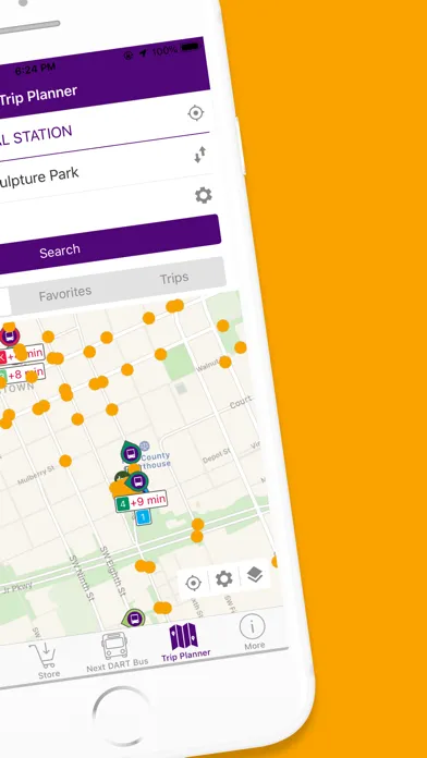 Ảnh chụp màn hình của MyDART Des Moines