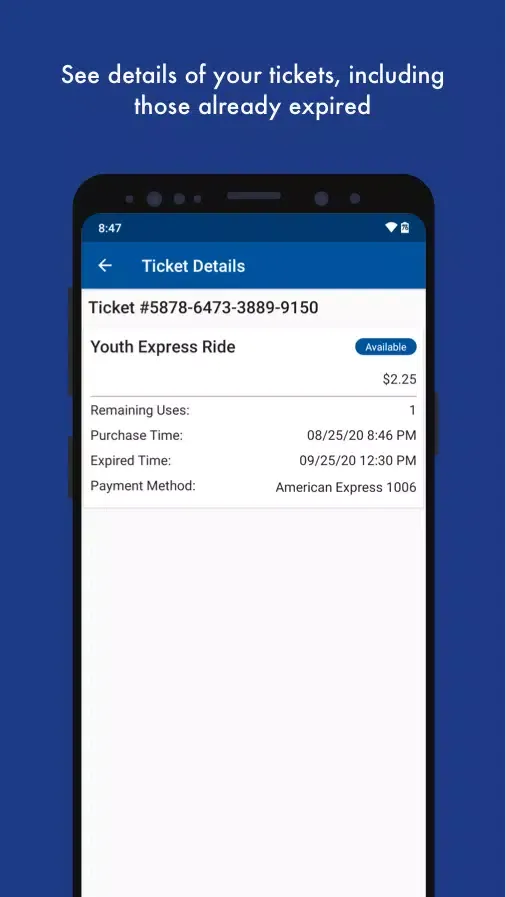Скриншоты SamTrans Mobile