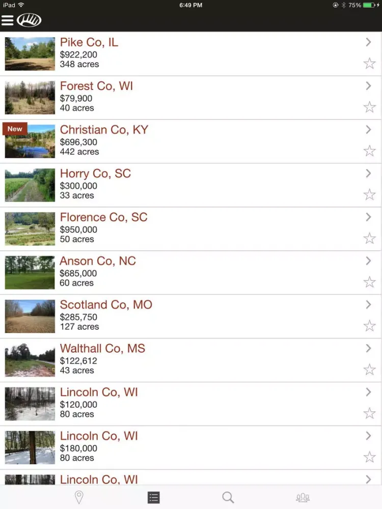 تصاویر Find Land for Sale – Whitetail Properties iPad 