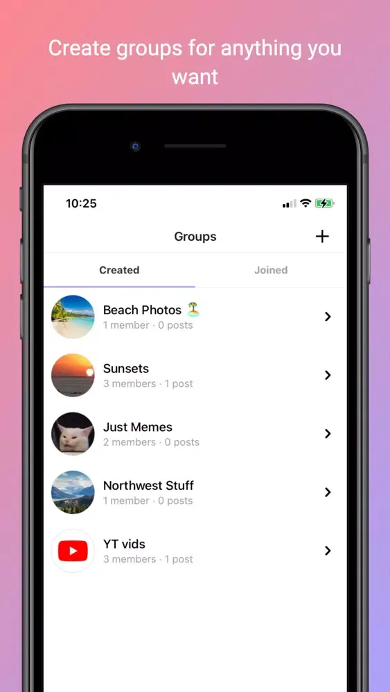 Скриншоты Thimble - Group sharing