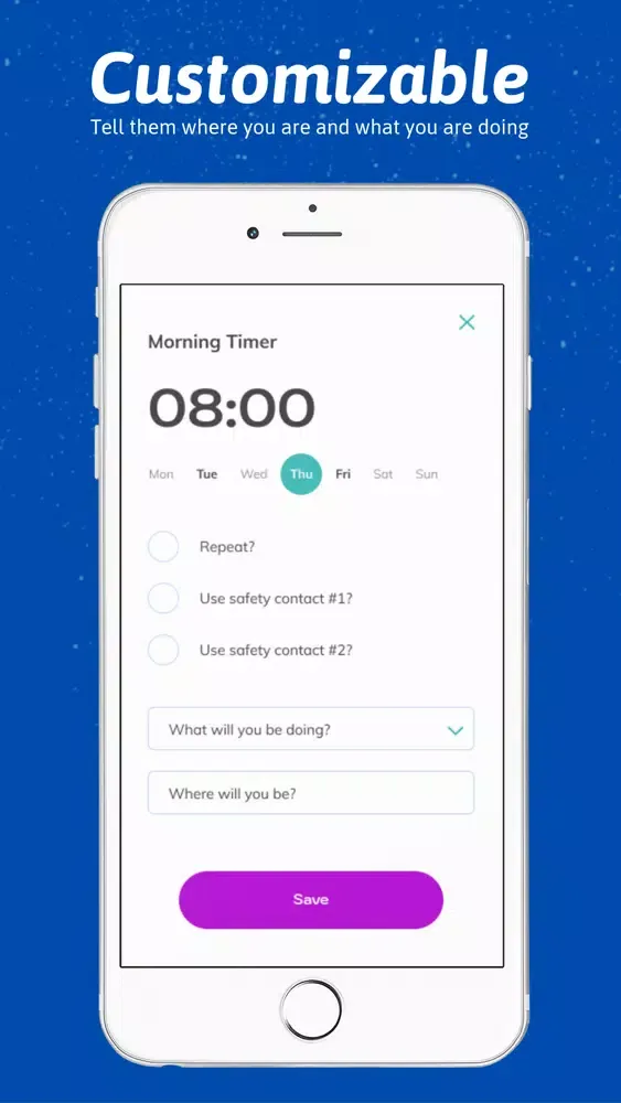 Скриншоты I'M OK - Personal Safety App
