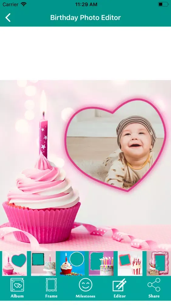 Happy Birthday Frame Maker Ekran Görüntüleri