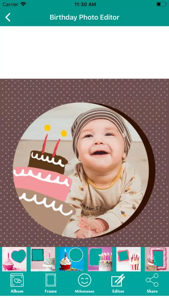 Happy Birthday Frame Maker Ekran Görüntüleri