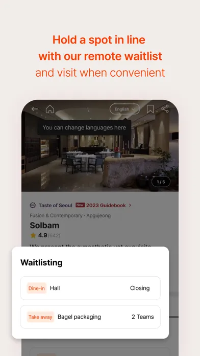 CATCH TABLE: Book Restaurants應用截圖