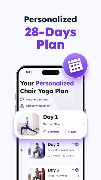 Captures d'écran de Chair Yoga for Seniors by Livo