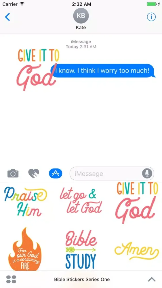 Bible Stickers Series One应用截图