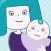 Mom and Baby Adelle Stickers