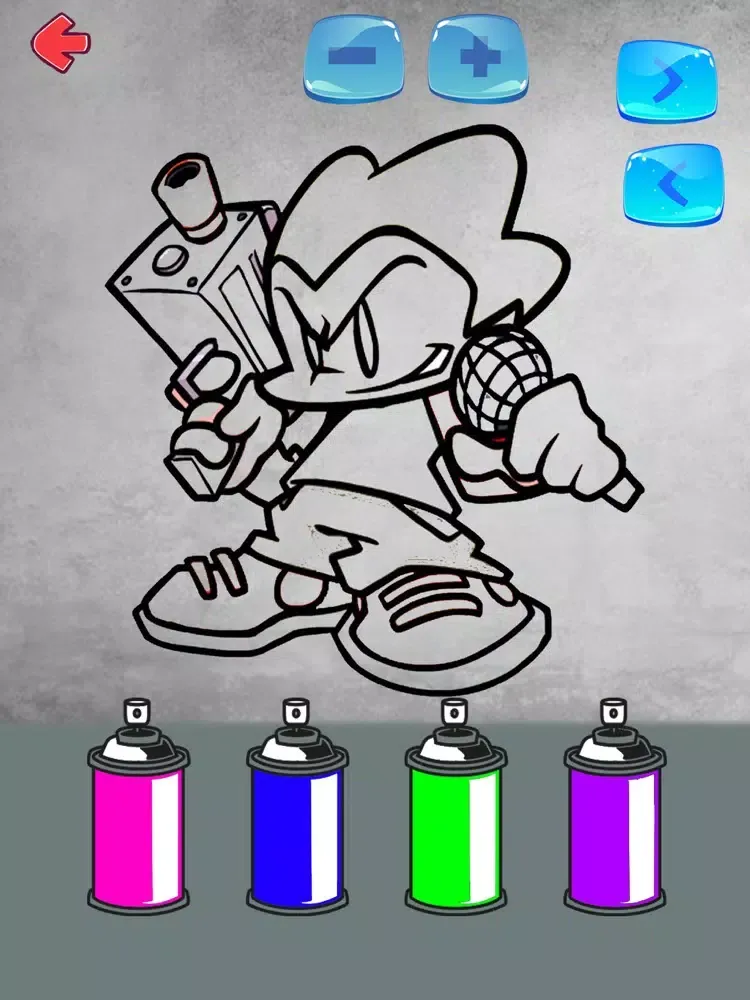 Coloring For FNF Boyfriend iPad  سکرین شاٹس