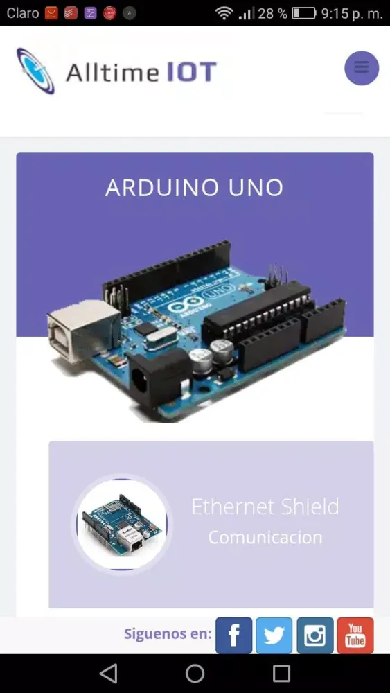 Tangkapan layar Alltime IoT
