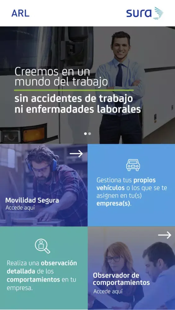 Tangkapan skrin ARL SURA Personas