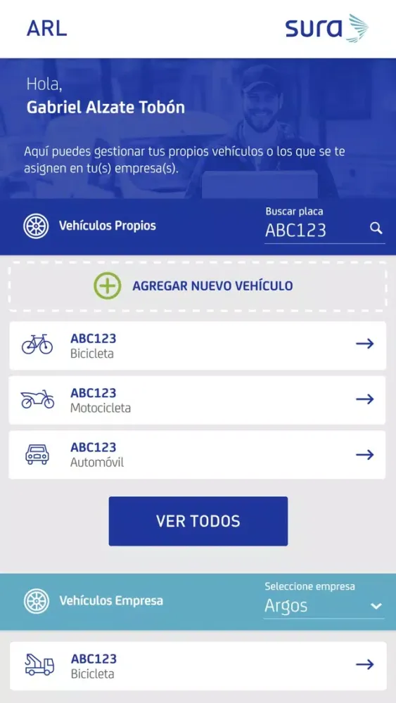 Tangkapan skrin ARL SURA Personas