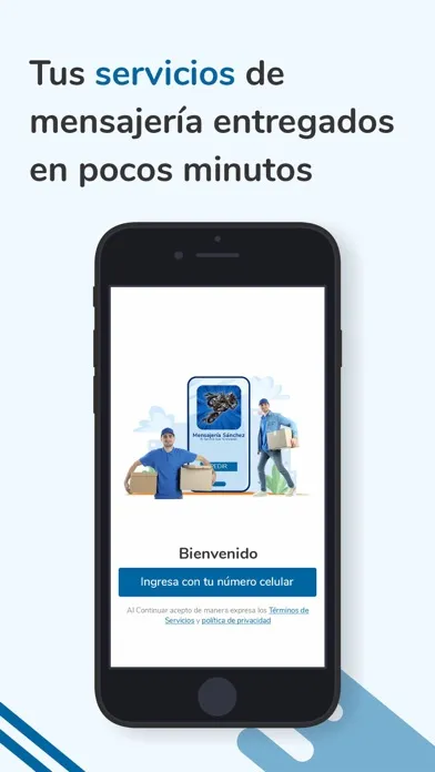 Tangkapan layar Mensajería Sánchez