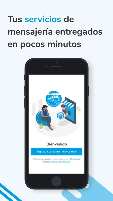 Metro Mensajeria应用截图