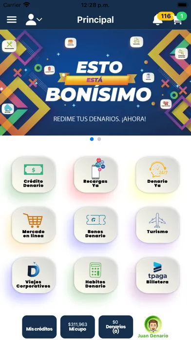 Скриншоты Denario Libranza Inteligente