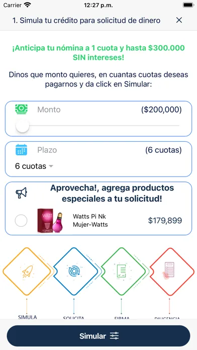 Скриншоты Denario Libranza Inteligente